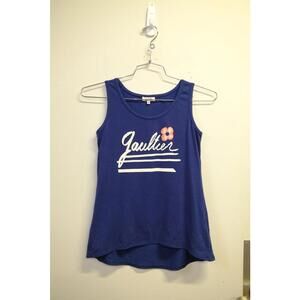 00's Junior Gaultier Floral Script Tank Top